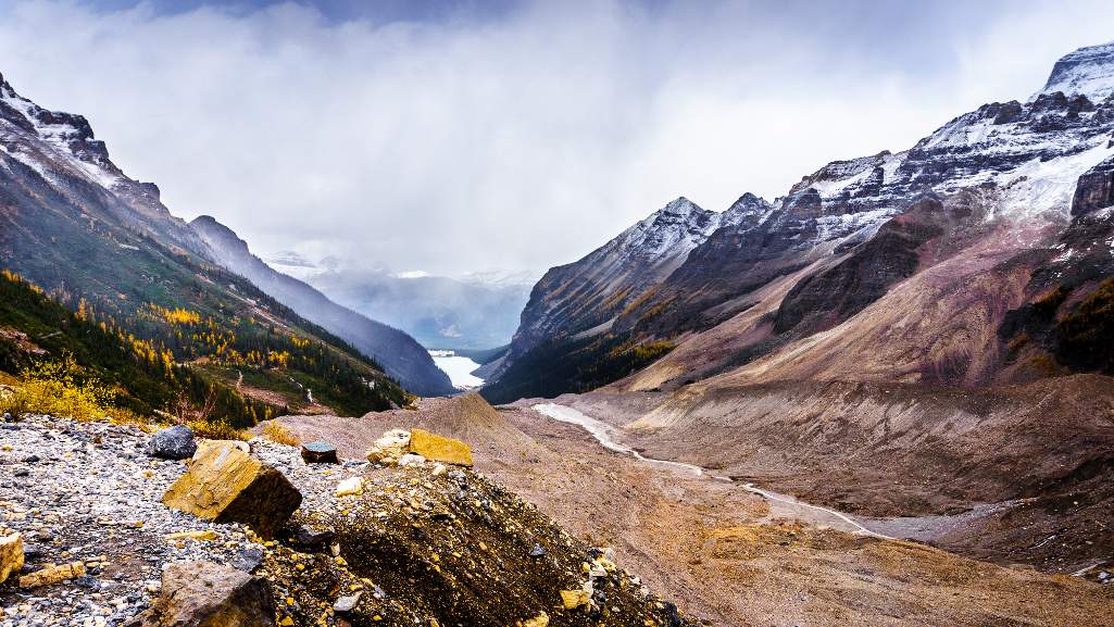 View of Lake Louise from Fairview Mountain