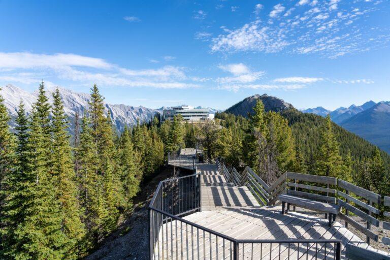 Banff gondola and boardwalk, Sulphur Mountain