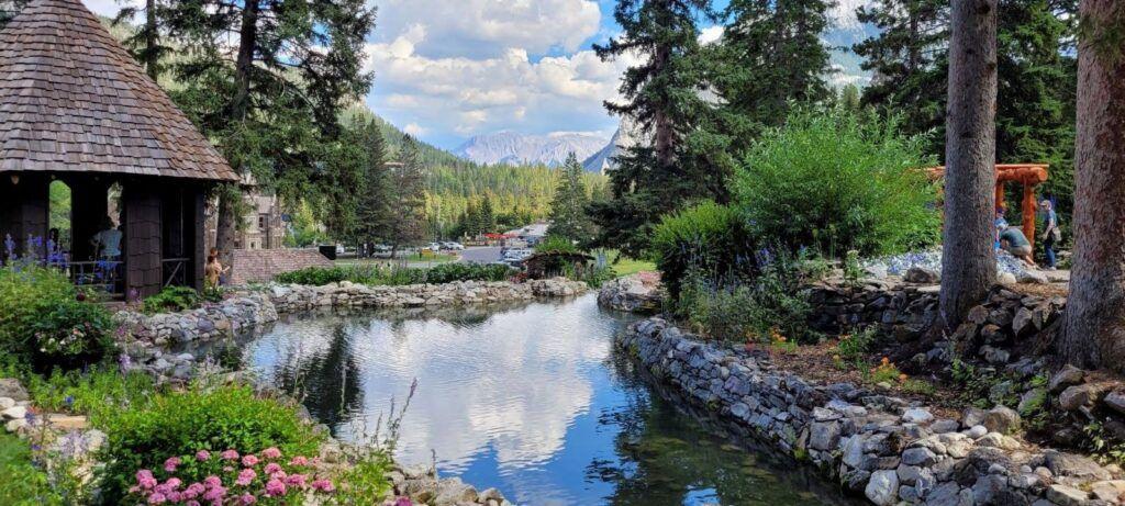 Cascade Gardens in Banff