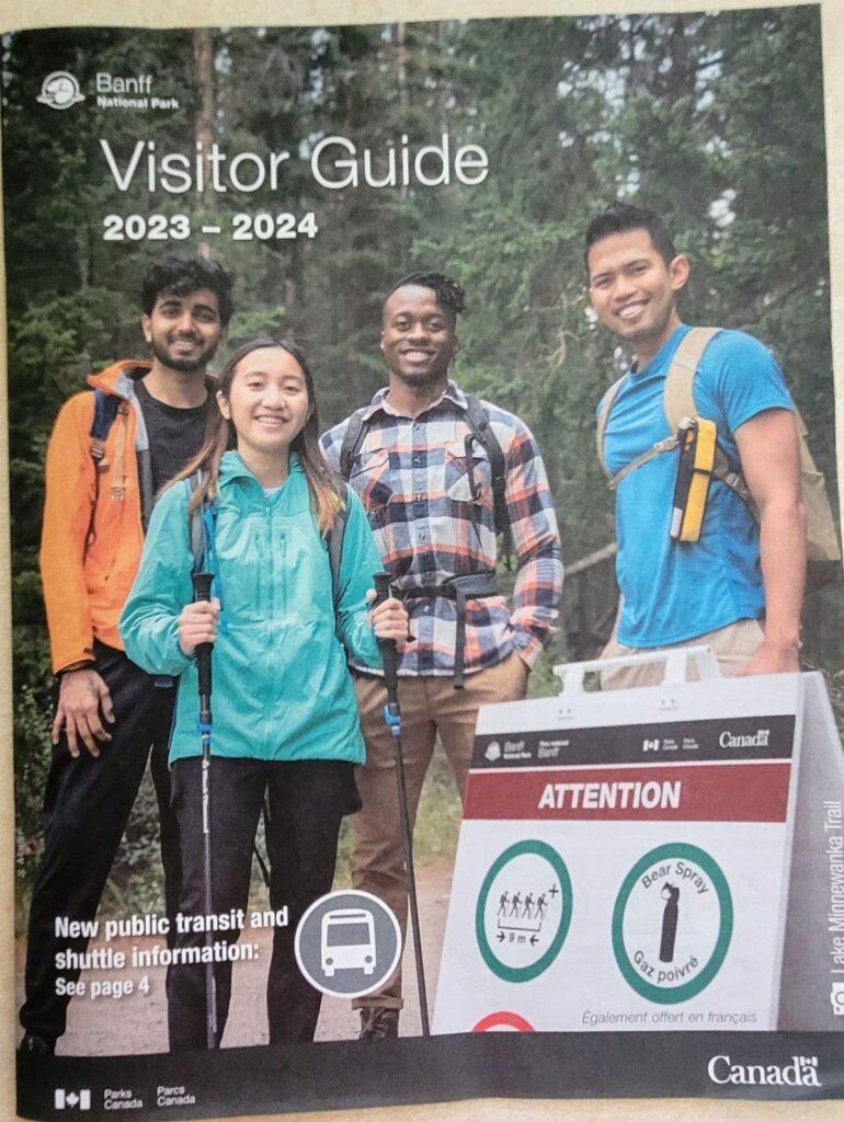 Banff National Park Visitors Guide brochure