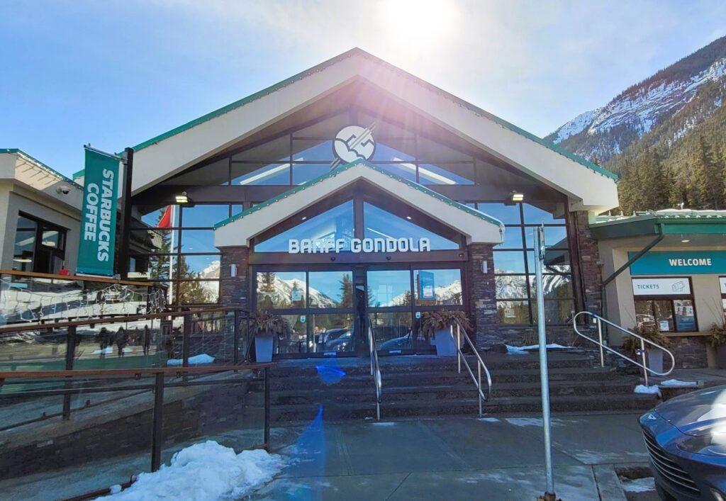 Entrance to Banff gondola base