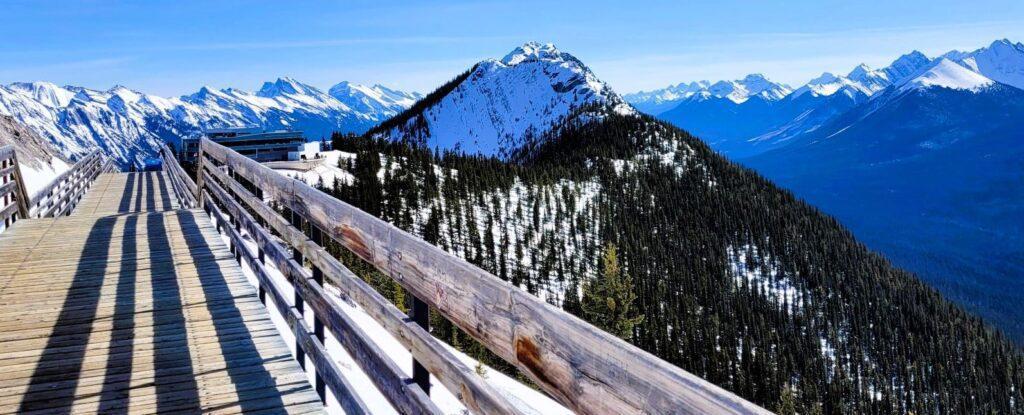 Banff gondola and boardwalk, Sulphur Mountain